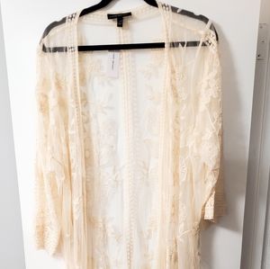 ❤ Cream Plus Size Duster - Lane Bryant 💄